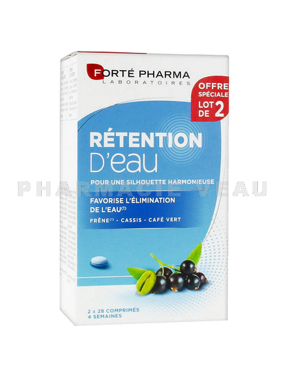 MINCEUR 45+ Rétention d'eau (lot de 2 x 28 comprimes) promo Pharmacie VEAU