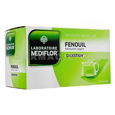 Mediflor Infusion Tisane Fenouil Digestion 24 Sachets Pharmacie Veau En Ligne France