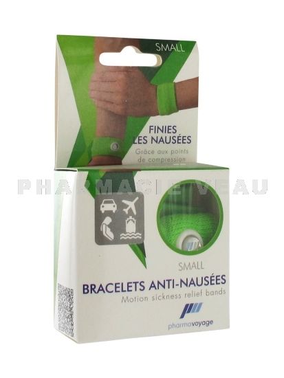 Bracelets Anti Nausées Mal des Transports Rose SMALL (2 bracelets voyage)