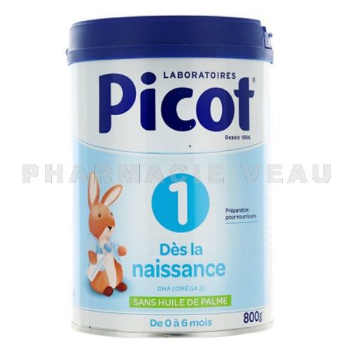 PICOT Lait maternisé Naissance 1er Age 0-6 mois (800g)- Pharmacie Veau