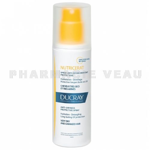 Ducray Spray Demelant Cheveux Tres Secs Et Abimes Sans Rincage Spray 75 Ml