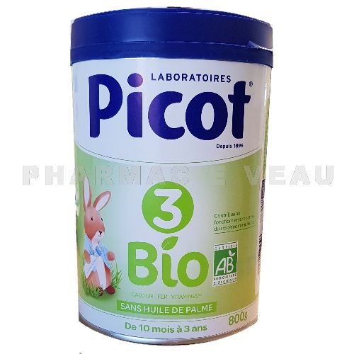 Picot Bio Lait Maternise 3e Age 10mois 3ans Pharmacie Veau France