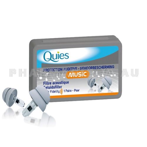 QUIES Protection Auditive Music (1paire boules Quies concert ) Pharmacie  VEAU