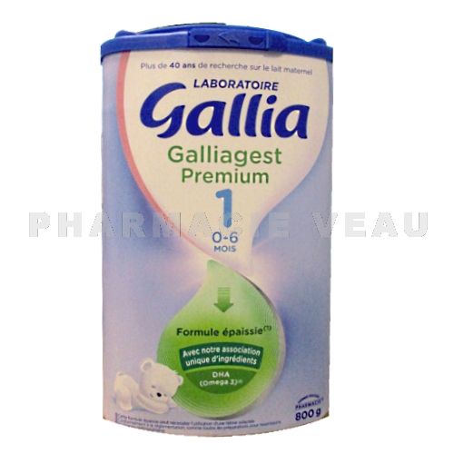GALLIA GALLIAGEST Digestion 1 AGE (800g) Pharmacie Veau en ligne