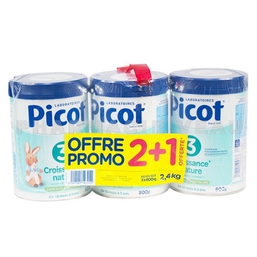 Lot 3 boîtes lait Picot 1er âge - Picot