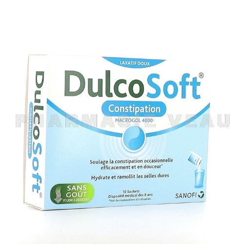 DULCOSOFT Macrogol 4000 Laxatif Doux 10 sachets Constipation