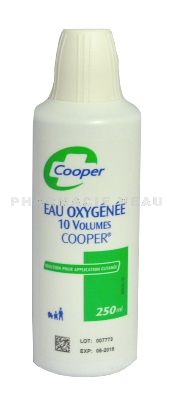 Eau oxygénée 10 volumes - Cooper - 250 ml