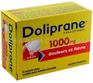DOLIPRANE 1000mg Poudre - 8 sachets Pharmacie en ligne FRANCE