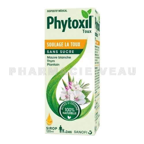 Pharmaservices - Phytoxil sirop Toux sèche et grasse sans sucre