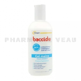 BACCIDE Gel Hydro-alcoolique Flacon Pompe 1 litre - PharmacieVeau