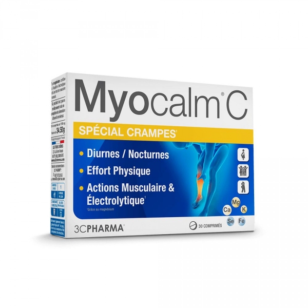 Myocalm C - Spécial Crampes - 30 comprimés