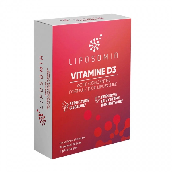 Prescription Nature - Liposomia Vitamine D3 liposomée - 30 gélules