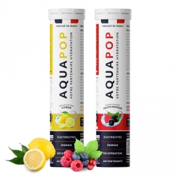 AQUAPOP - 20 Comprimés Effervescents pour Hydratation et Récupération - Hédonistlabs