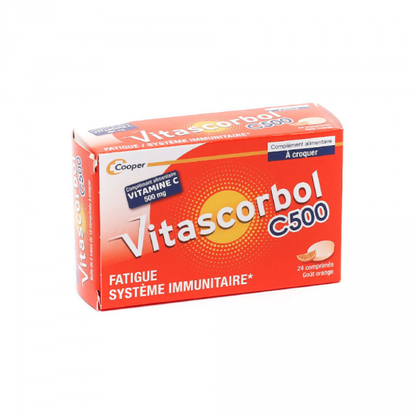 Cooper - Vitascorbol C500 - 24 comprimés
