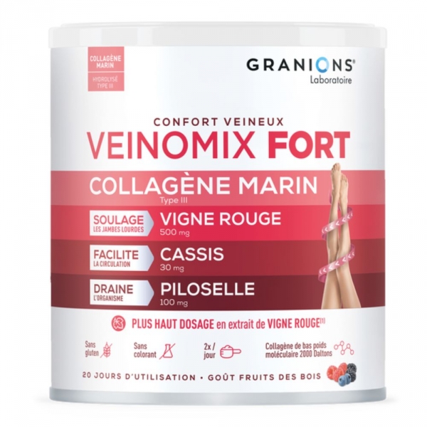 GRANIONS - Veinomix Fort - 200g de poudre