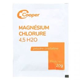 CHLORURE DE MAGNESIUM sachet 20 grammes Cooper