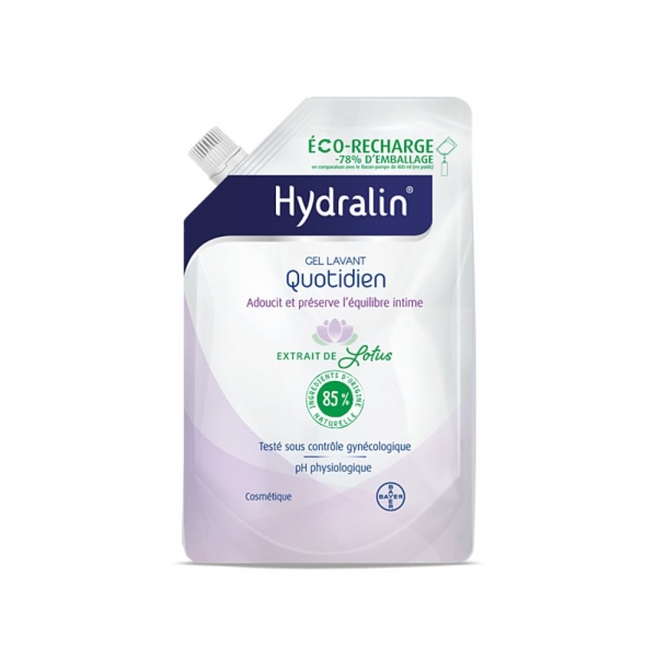 HYDRALIN Quotidien Gel Lavant Intime Eco-Recharge 400ml