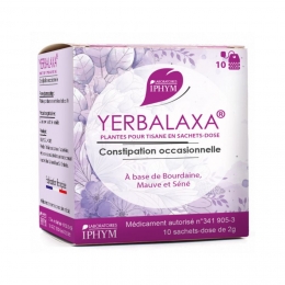 Iphym - Yerbalaxa Constipation Occasionnelle - 10 sachets de 2g