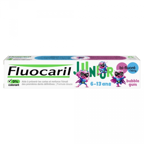 FLUOCARIL Junior Dentifrice Gel Bubble 6-13 ans