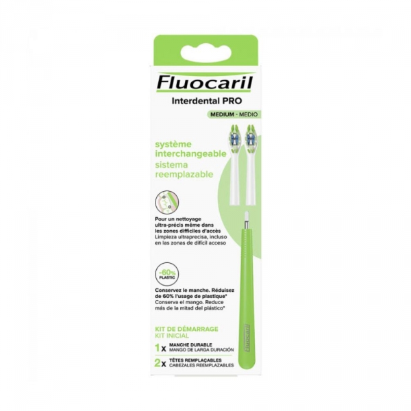 FLUOCARIL - Interdental Pro Brosse à Dents Système Interchangeable