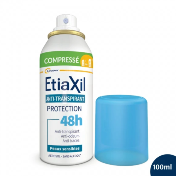 ETIAXIL - Déodorant Anti-transpirant 48h Compressé 100 ml 