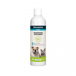 BIOCANINA - Shampoing anti-odeur Chien et Chat Bio - 240ml