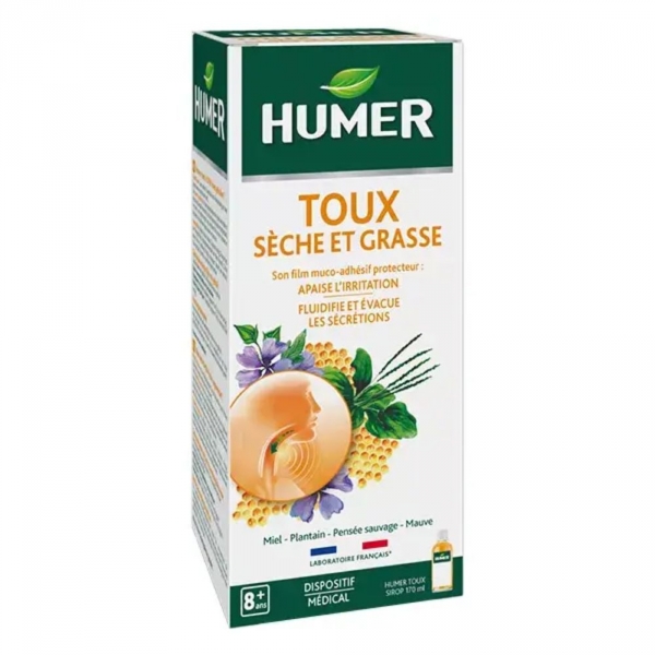 HUMER Toux Sèche et Grasse - Sirop 170ml