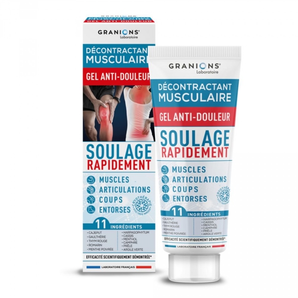 GRANIONS - Gel Anti-Douleur Décontractant Musculaire - 100ml