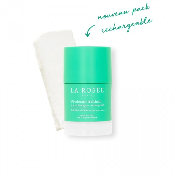 La Rosée Déodorant Fraîcheur aux Probiotiques Rechargeable - 50 ml