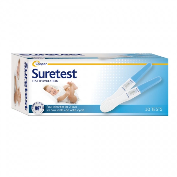 SURETEST Test d'ovulation - 10 tests