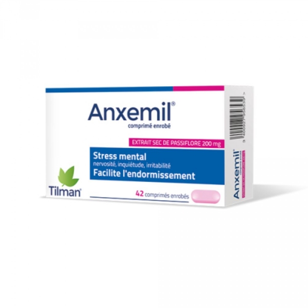 Tilman - Anxemil 200mg - Stress Mental - 42 comprimés enrobés