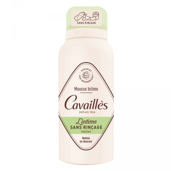 CAVAILLES - Mousse Intime Sans Rinçage Hydratant - 100ml