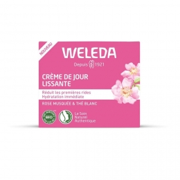 WELEDA Crème de Jour Lissante à la Rose Musquée & Thé Blanc 40 ml