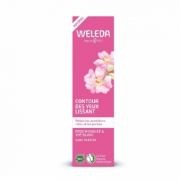 WELEDA Contour des yeux lissant à la Rose Musquée & Thé Blanc 12 ml