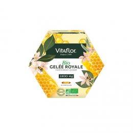 VITAFLOR BIO Gelée Royale 1800MG 20 ampoules de 10ml