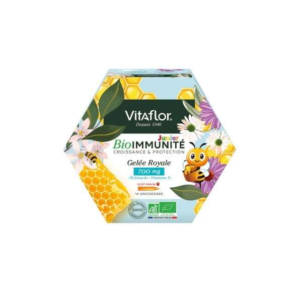 VITAFLOR BIO Gelée Royale Junior 700MG 14 ampoules de 10ml