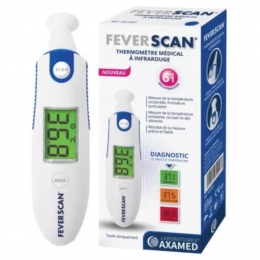 AXAMED - FeverScan Thermomètre Médical à Infrarouge 6en1