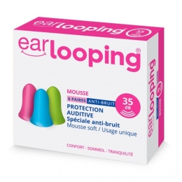 EARLOOPING Mousse Anti-Bruit 35db 6 paires