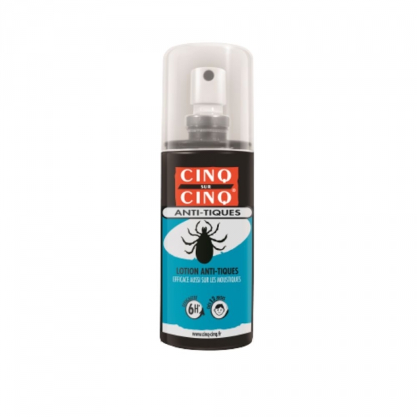 5/5 CINQ sur CINQ - Spray Anti-Tiques - 100ml