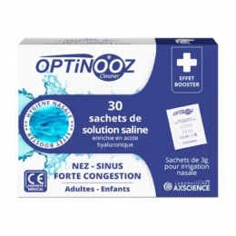 OPTINOOZ Cleaner - 30 Sachets de Solution Saline 3g