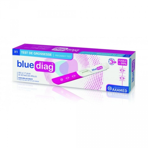 AXAMED BlueDiag - 1 Test de Grossesse