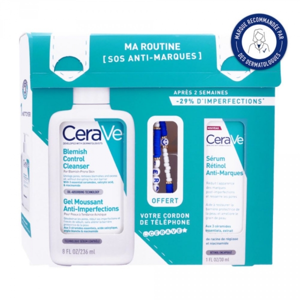 CeraVe - Ma Routine SOS Anti-Marques - 2 Produits