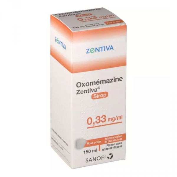 ZENTIVA - Oxomémazine - Sirop Pour La Toux - 1 Flacon 150ml