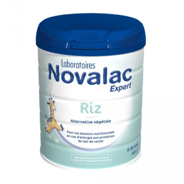 NOVALAC RIZ Lait RIZ de 0 à 36 mois 800 gr