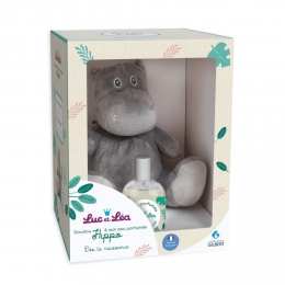 LUC ET LEA - Coffret Eau de Senteur 50 ml + Peluche Hippo