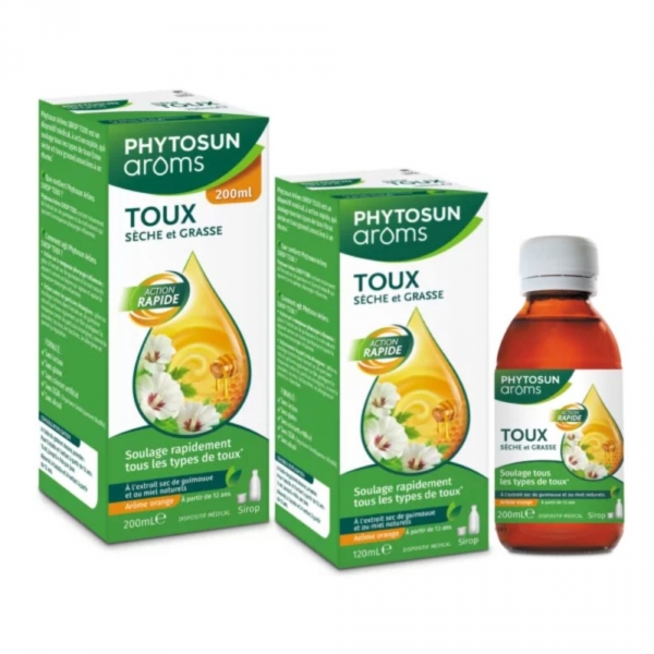 Sirop Toux Sèche et Grasse - Phytosun Aroms