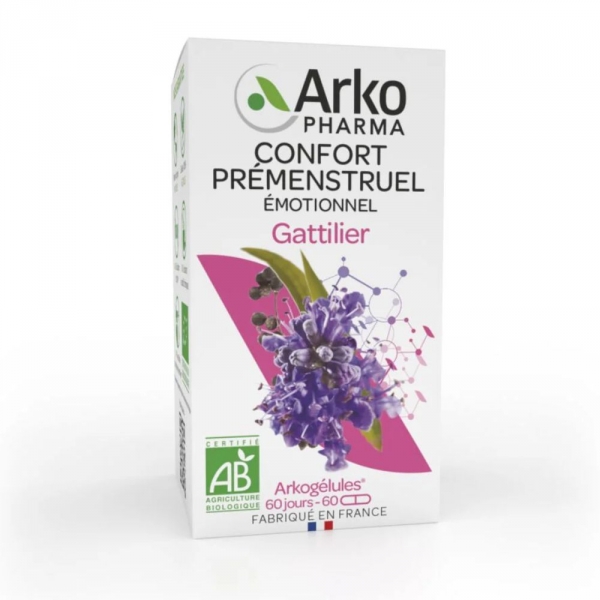 ARKOGELULES Bio - Gattilier Arkopharma - 60 Gélules