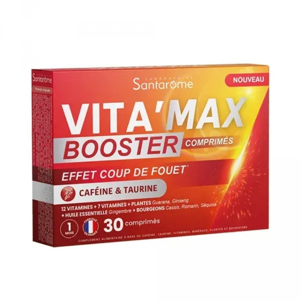 SANTAROME - Vita'Max Booster - 30 Comprimés