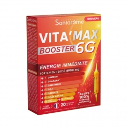 SANTAROME - Vita'Max Booster 6G - 20 Ampoules