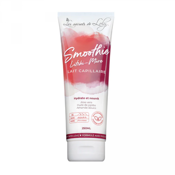 Les Secret de Loly -  Lait Capillaire Smoothie Litchi Mûre - 250 ml